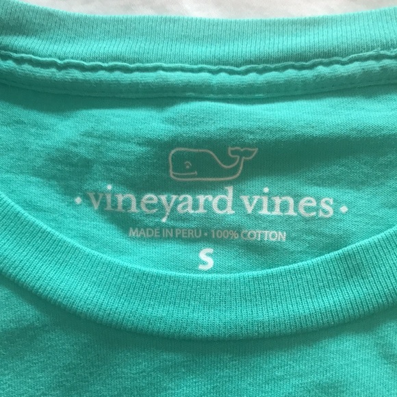 Vineyard Vines T-shirt EUC Size S Color Antigua Green - Picture 7 of 7